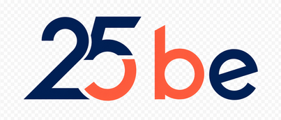 25 be ব্র্যান্ড লোগো